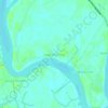 Sarang Burung topographic map, elevation, terrain