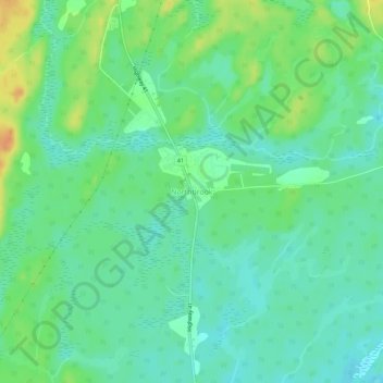 Northbrook topographic map, elevation, terrain