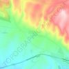 Çardak topographic map, elevation, terrain