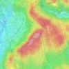 Golden Hill topographic map, elevation, terrain