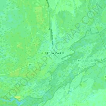 Rubkona Market topographic map, elevation, terrain