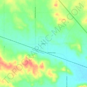 Haynes topographic map, elevation, terrain