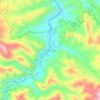 Pochutla topographic map, elevation, terrain