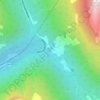 Glacier topographic map, elevation, terrain