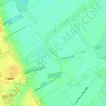 Valtherblokken topographic map, elevation, terrain