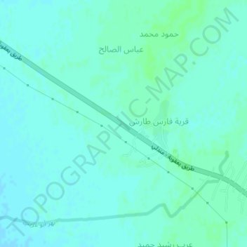 Nahr Ibrahim topographic map, elevation, terrain
