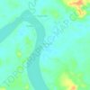 Sungai Ayak II topographic map, elevation, terrain
