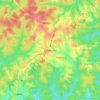 Effiduase topographic map, elevation, terrain