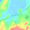 Newtown Cunningham topographic map, elevation, terrain