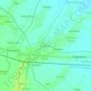 Krajan Satu topographic map, elevation, terrain