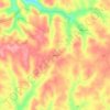 Symbol topographic map, elevation, terrain