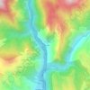 Le Chaudan topographic map, elevation, terrain