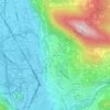 Martignano topographic map, elevation, terrain