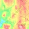 Bassets Corner topographic map, elevation, terrain