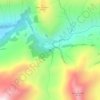 Steall Falls topographic map, elevation, terrain