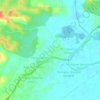 Sungai Danau topographic map, elevation, terrain