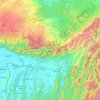 Cāchār topographic map, elevation, terrain