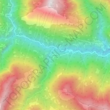 Socraggio topographic map, elevation, terrain