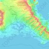 Aiea topographic map, elevation, terrain