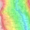 Valcartey topographic map, elevation, terrain