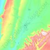 Atar topographic map, elevation, terrain