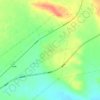 Taige topographic map, elevation, terrain