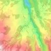 Cariblanco topographic map, elevation, terrain