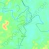 Muara Lawa topographic map, elevation, terrain