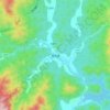 Dipa topographic map, elevation, terrain