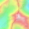 Alay Mountains topographic map, elevation, terrain