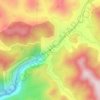 Duduma waterfall topographic map, elevation, terrain