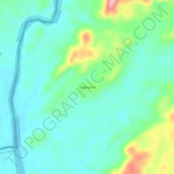 Takpoima topographic map, elevation, terrain