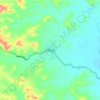 Kwikila topographic map, elevation, terrain