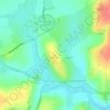 Waden Hill topographic map, elevation, terrain