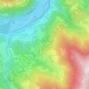 Probst topographic map, elevation, terrain