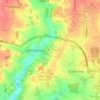 Church End topographic map, elevation, terrain