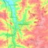 Saffron Walden topographic map, elevation, terrain