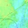 三家店村 topographic map, elevation, terrain