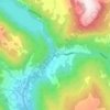 Vinje topographic map, elevation, terrain