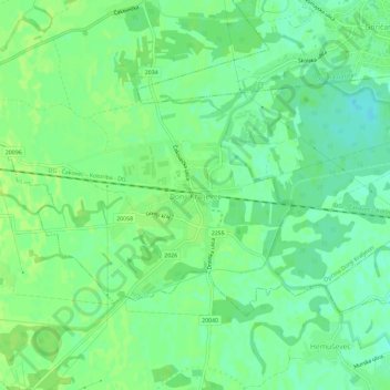 Donji Kraljevec topographic map, elevation, terrain