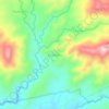 Komering topographic map, elevation, terrain