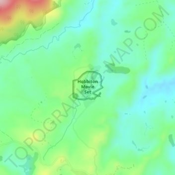 The Party Tree topographic map, elevation, terrain