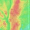 Marinette County Beech Forest State Natural Area topographic map, elevation, terrain