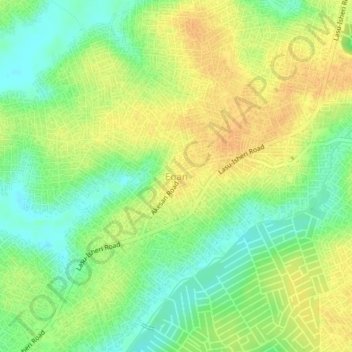 Egan topographic map, elevation, terrain