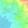 Karang Bali topographic map, elevation, terrain