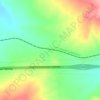 Moor topographic map, elevation, terrain