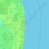 Fisherman Island topographic map, elevation, terrain