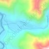 Vahdat topographic map, elevation, terrain