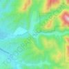Silverado topographic map, elevation, terrain