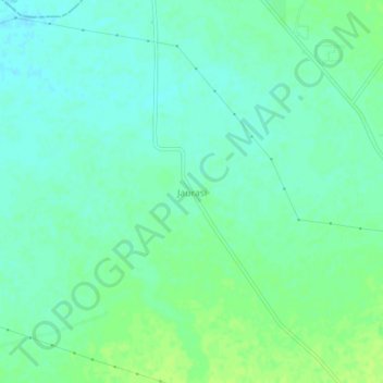 Jaurasi topographic map, elevation, terrain